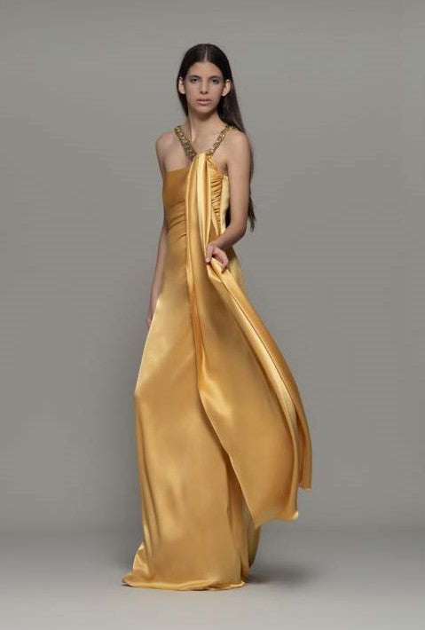 Andalo Halter Neck Gown