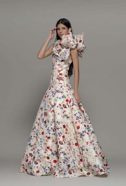 Aluito Floral Gown
