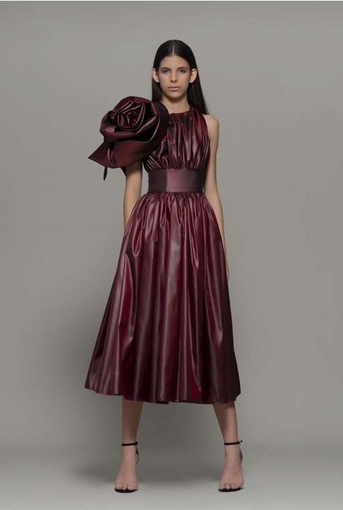 Ardesio Pleated Midi Dress