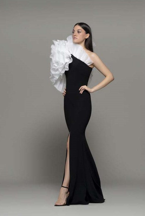 Angera One Shoulder Gown