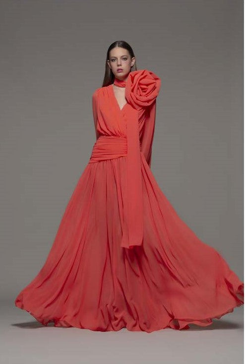 Arpino Long Sleeve Gown