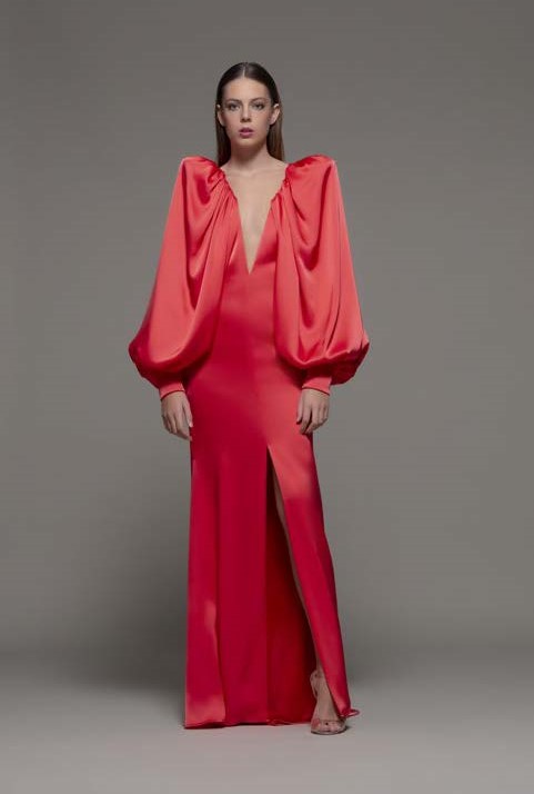 Alagna Long Sleeve Gown