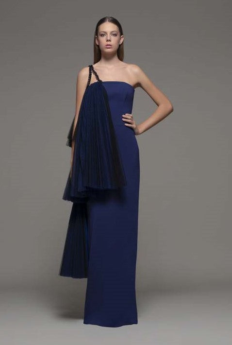 Apiro One Shoulder Column Gown