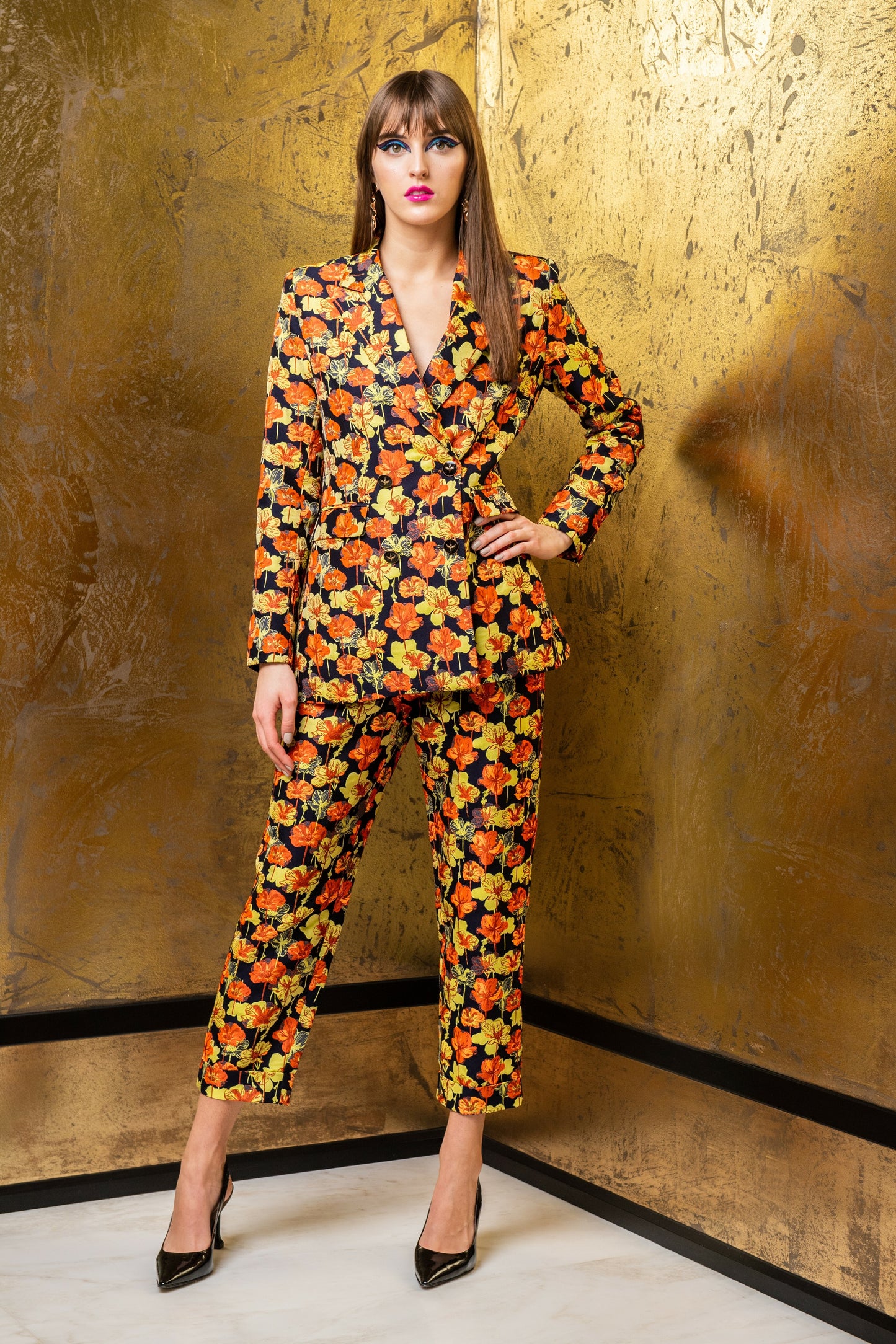 Floral Blazer and Pant