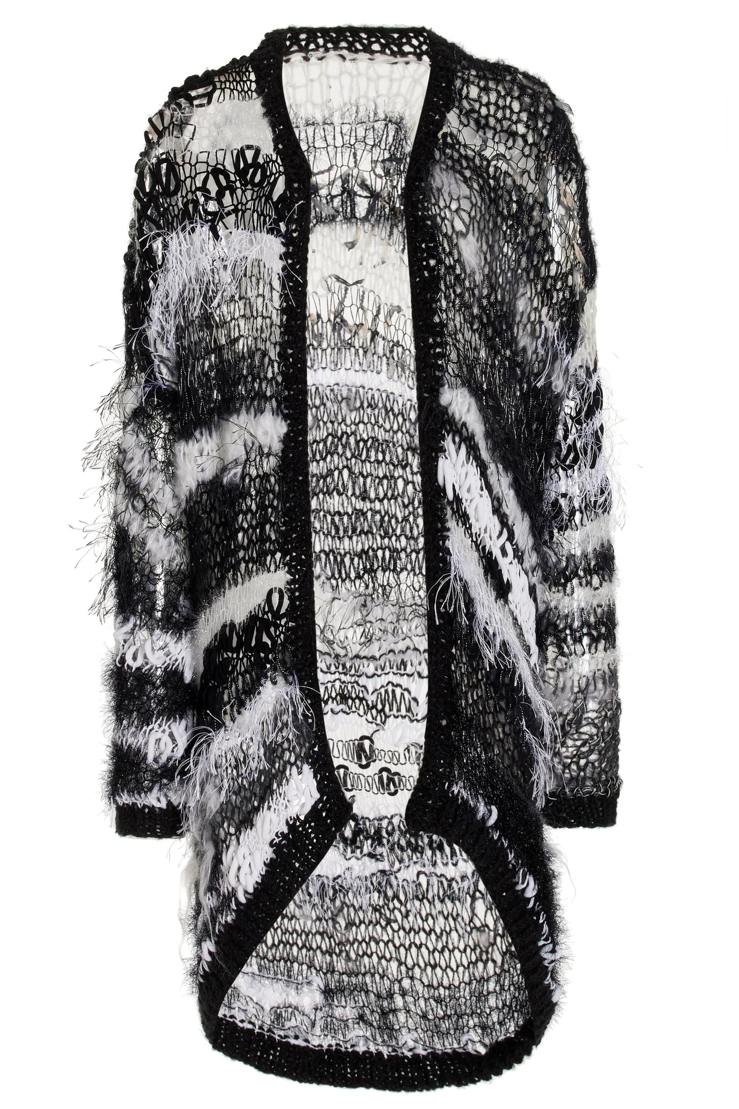 Oversize Loose Hand-Knit Cardigan