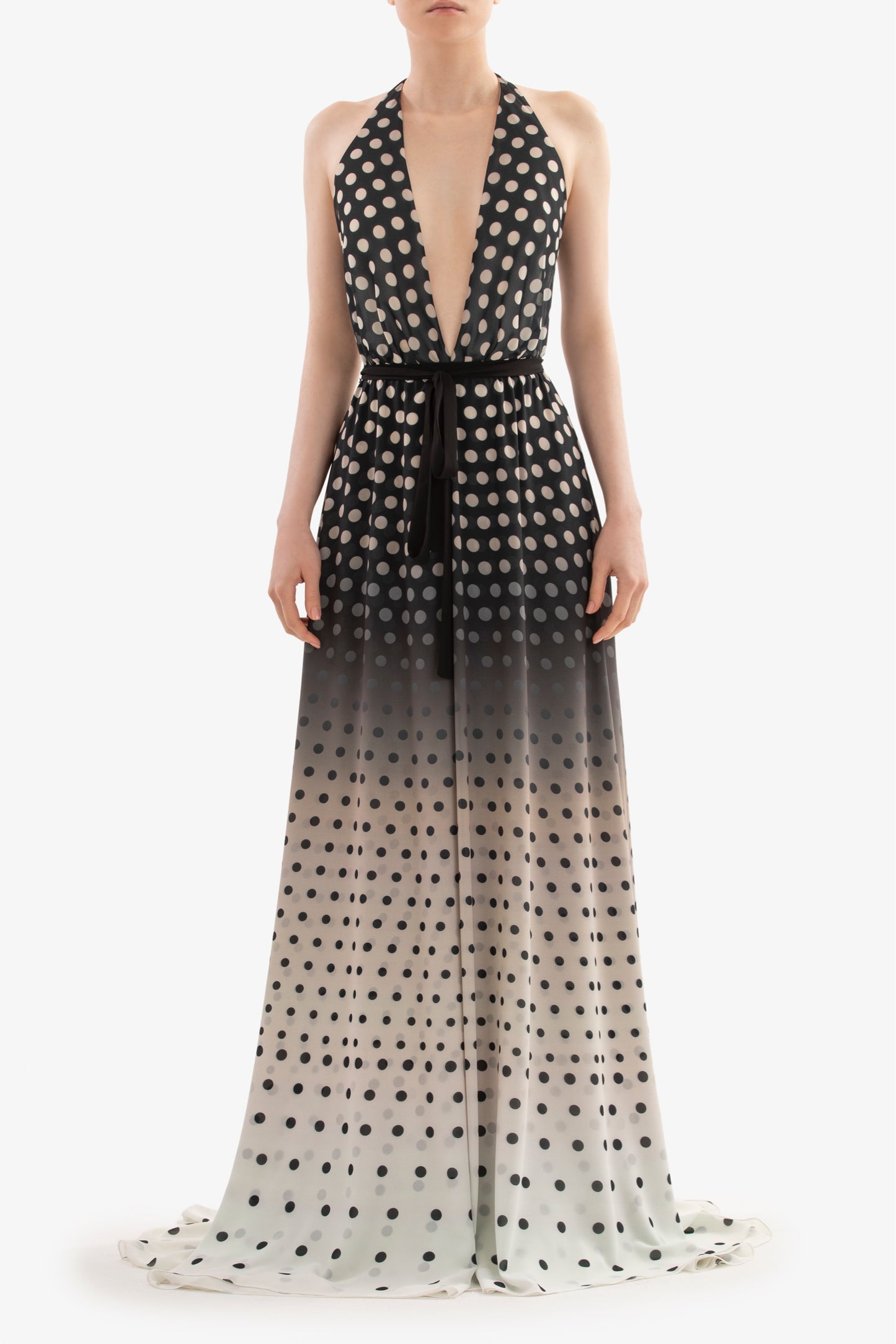 Gradient Printed Gown