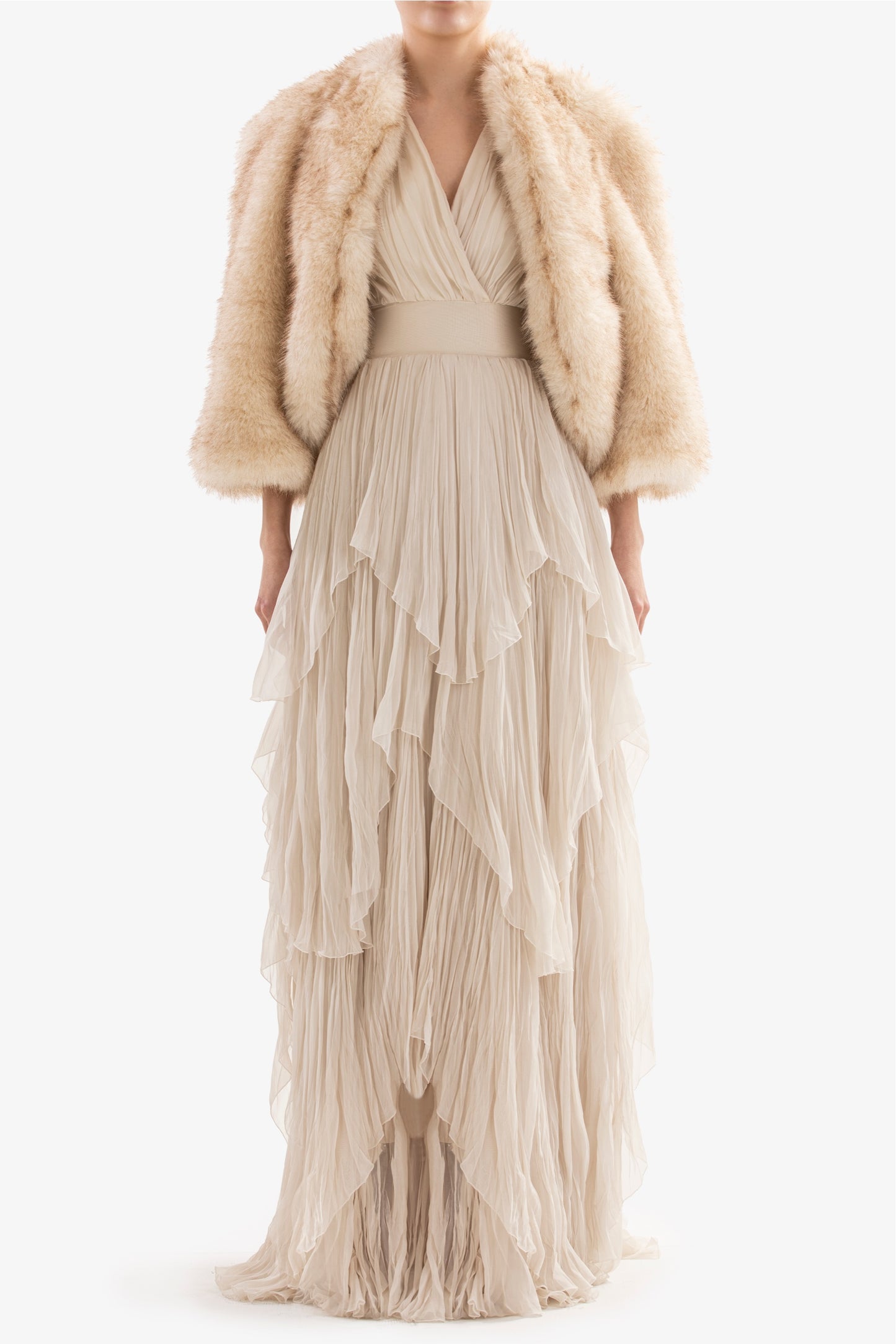 Muslin Gown with Jacket