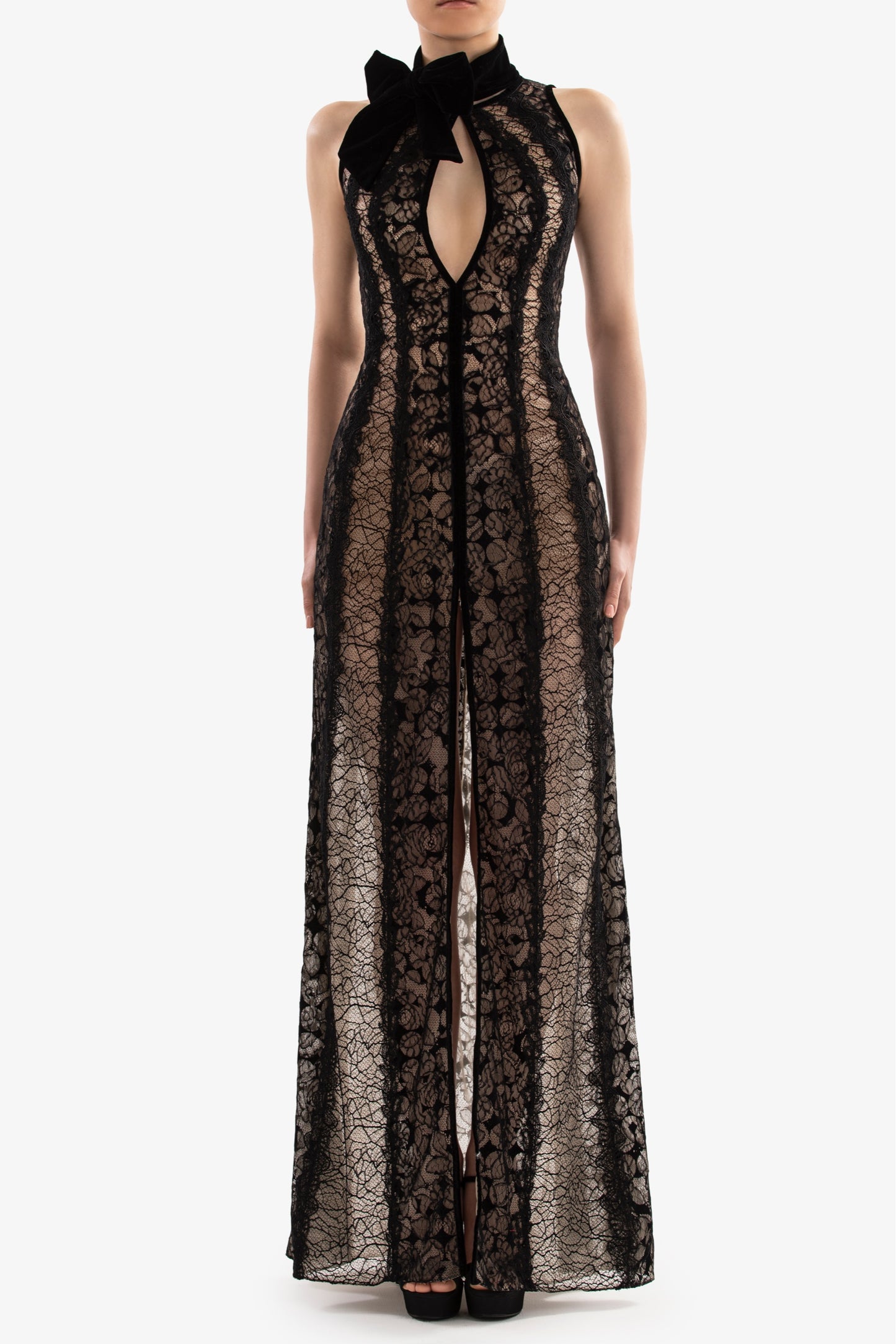 Long Lace Gown