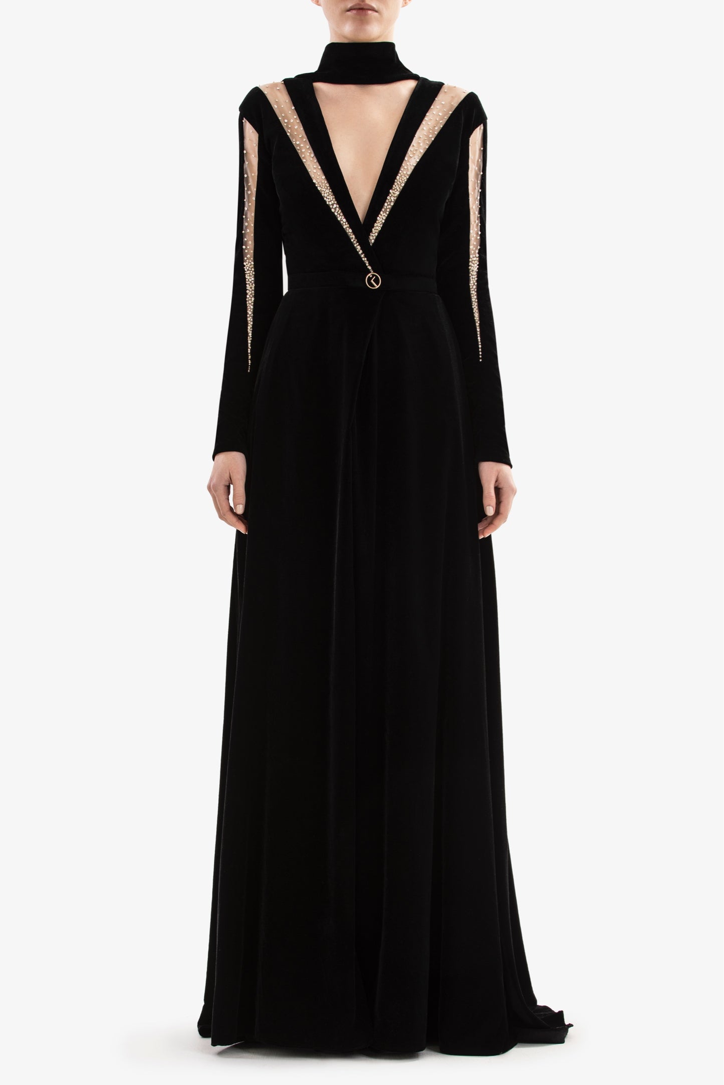 Long Velvet Gown