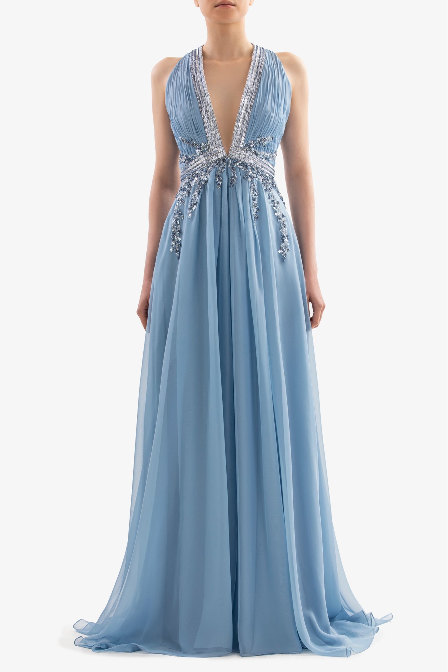 Muslin Embellished Gown