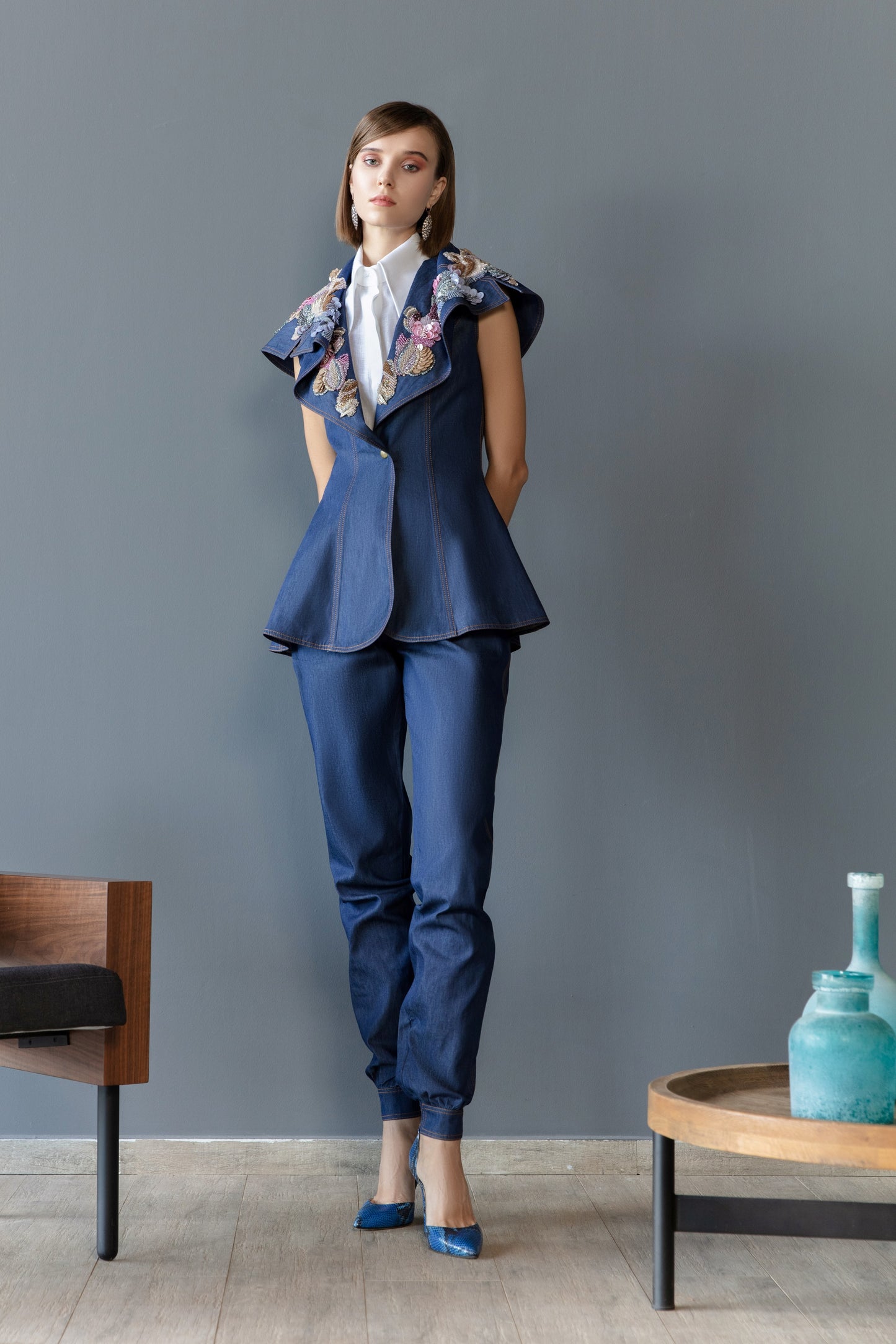 Linen Shirt, Vest and Pants