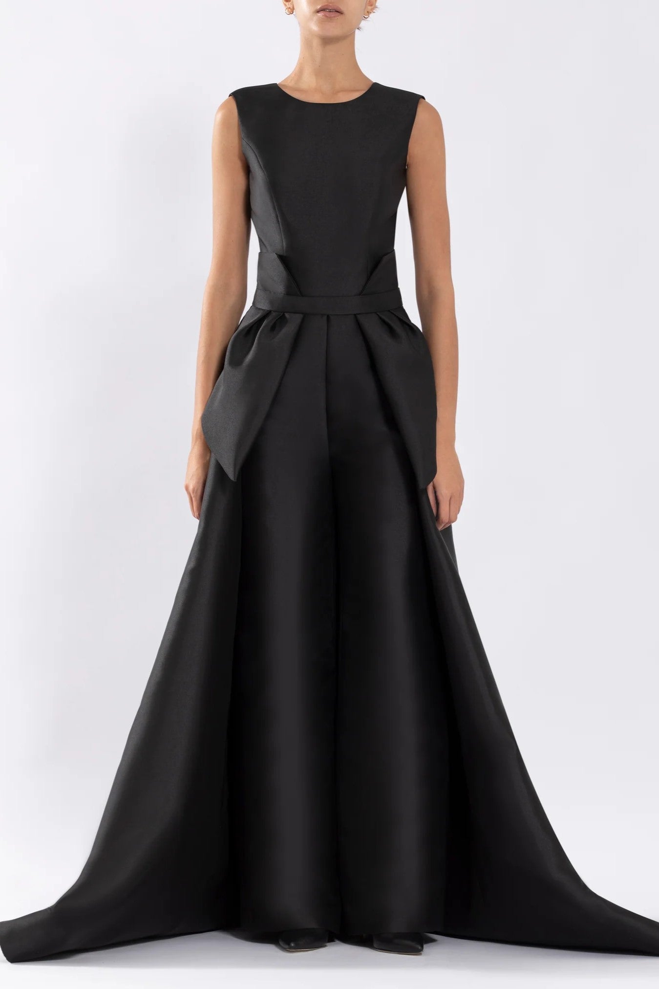 Mikado Jumpsuit with Overskirt