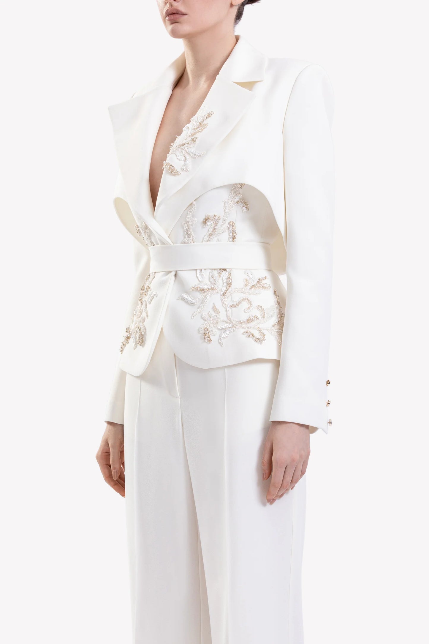 Embroidered Tailored Set