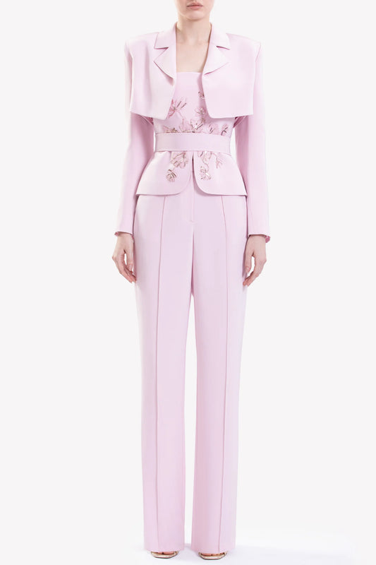 Embroidered Top Suit