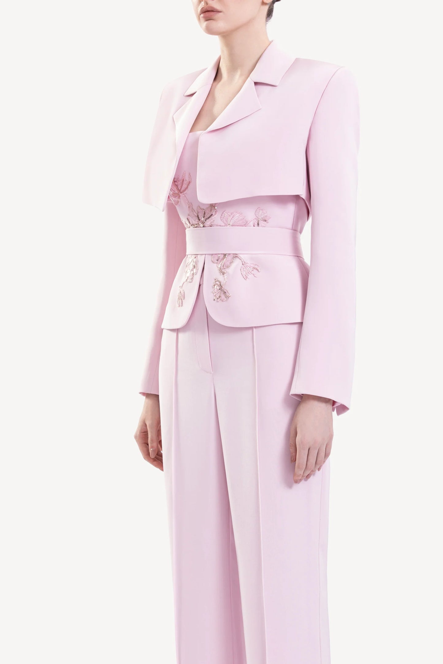 Embroidered Top Suit