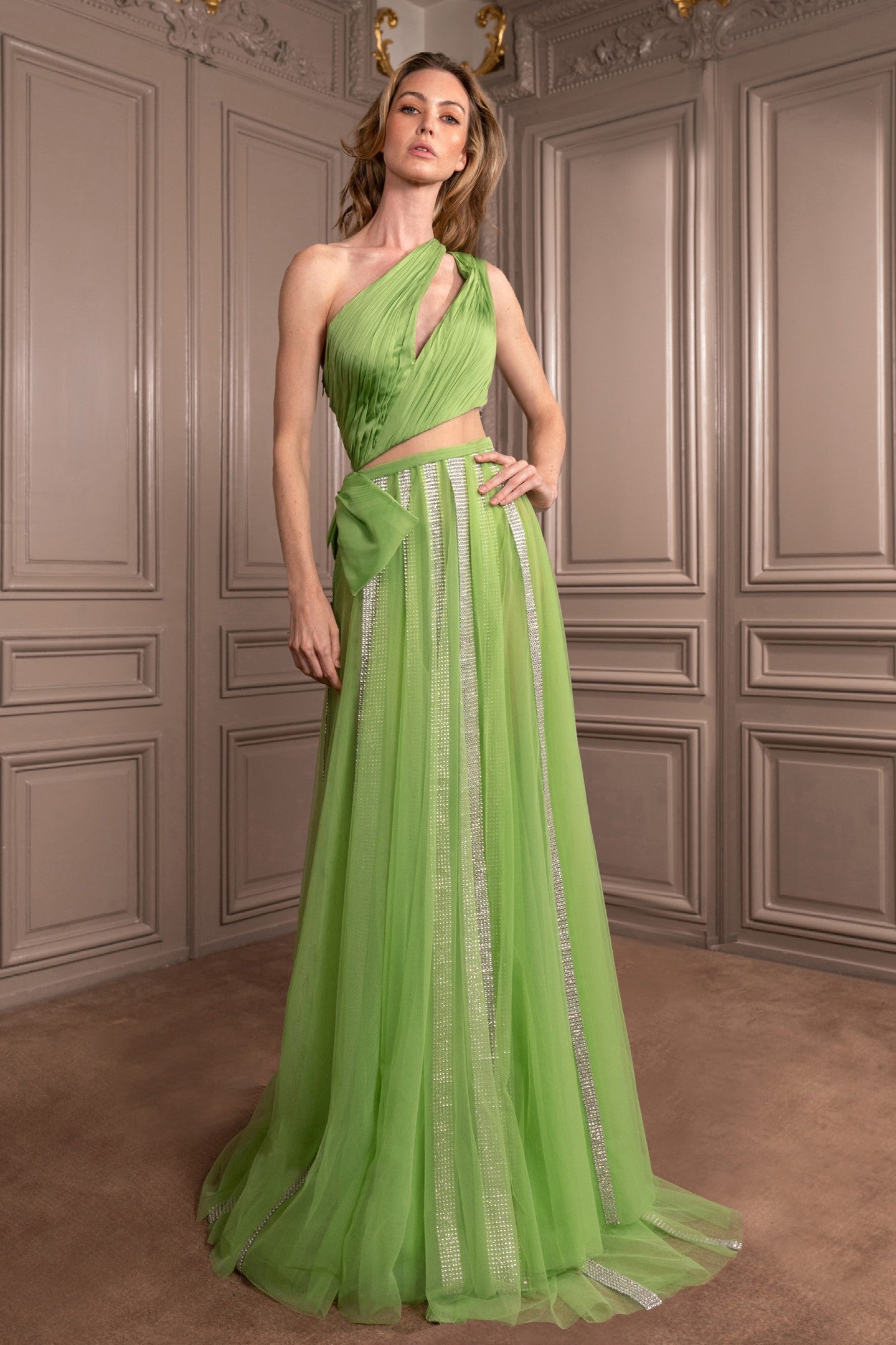 One-Shoulder Gown