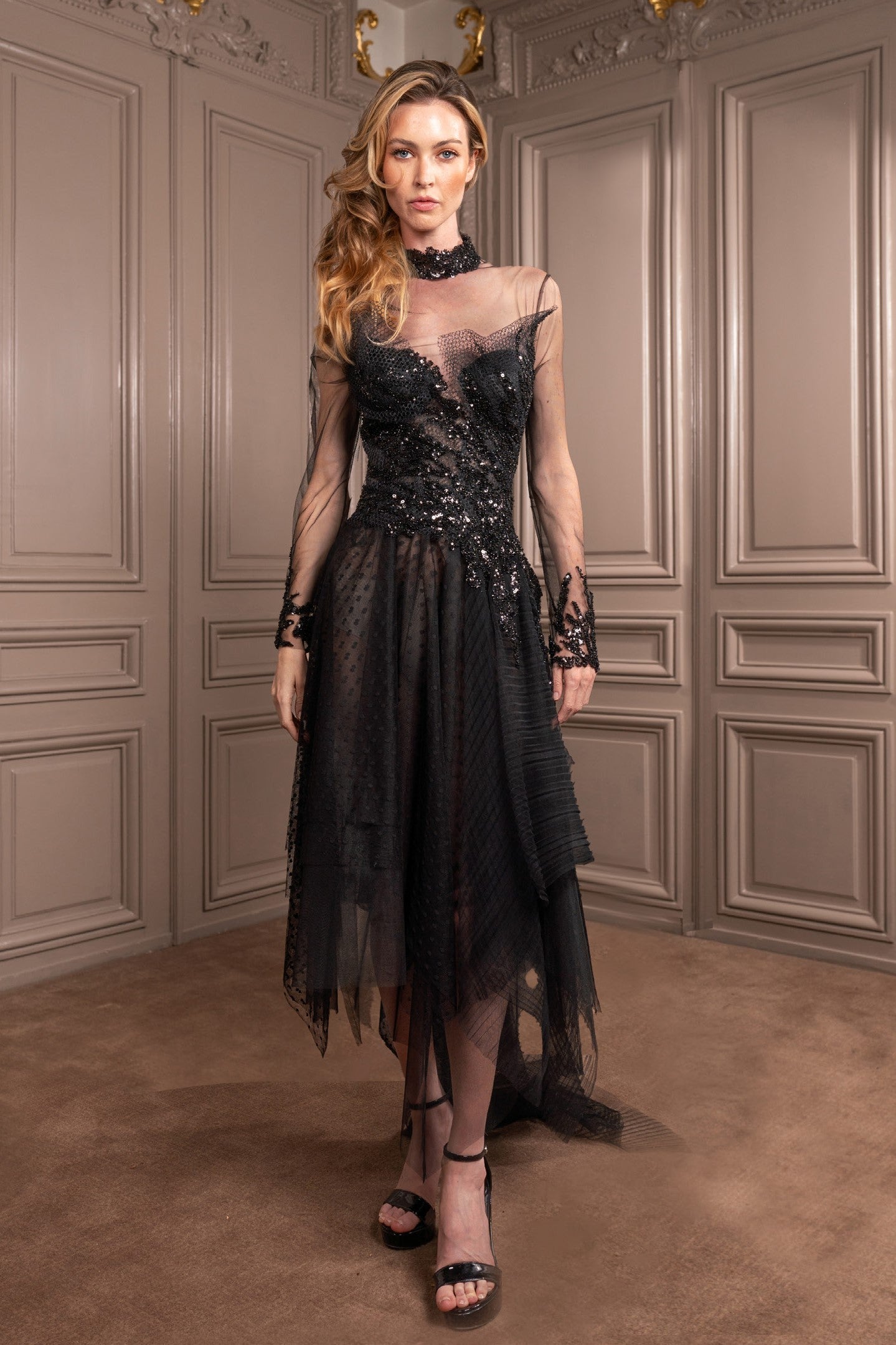 Beaded Embroidery Dress