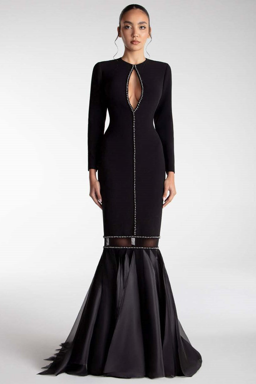 Crystal Trimmed Gown