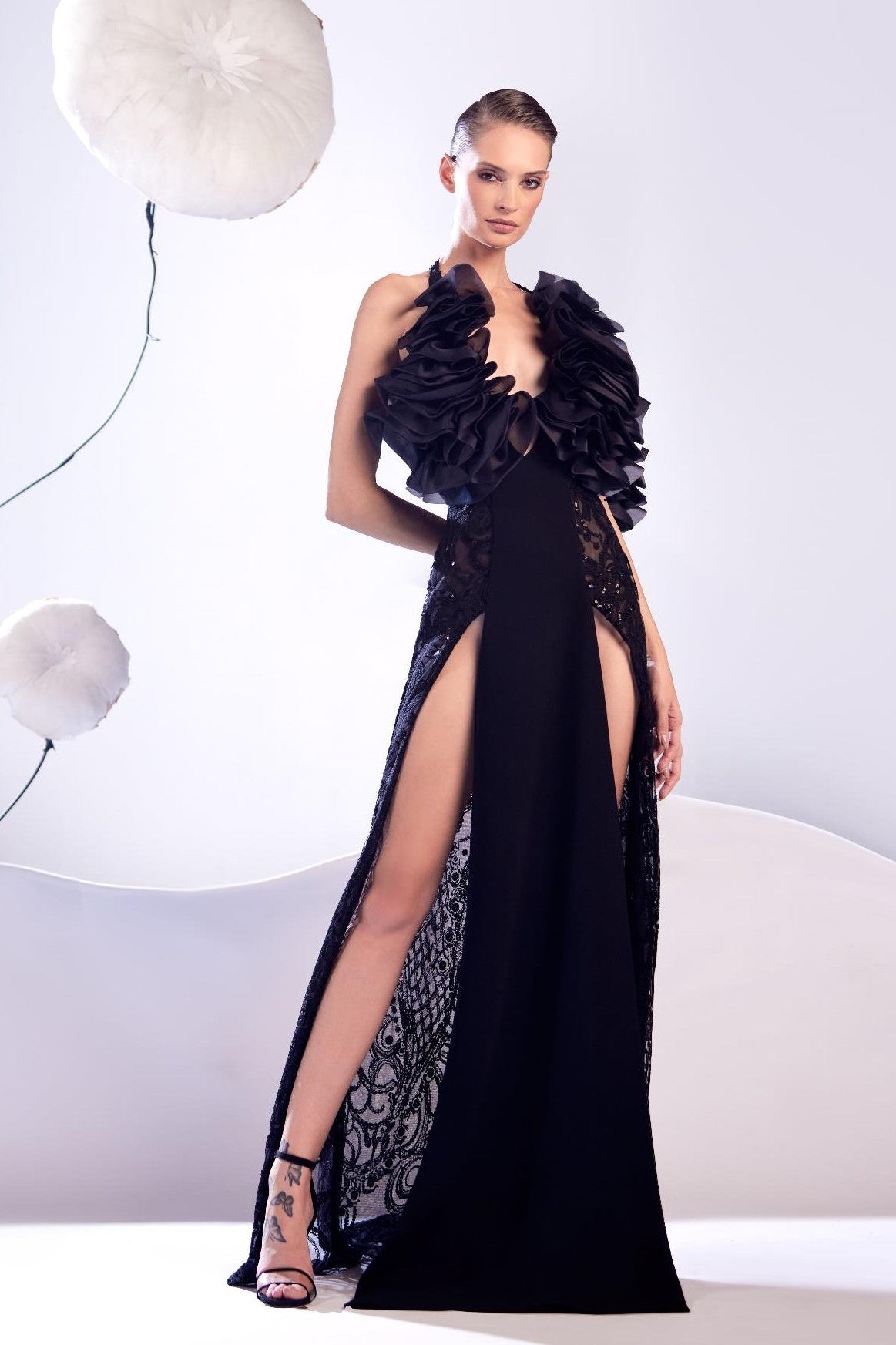 Sleeveless Open-Leg Dress