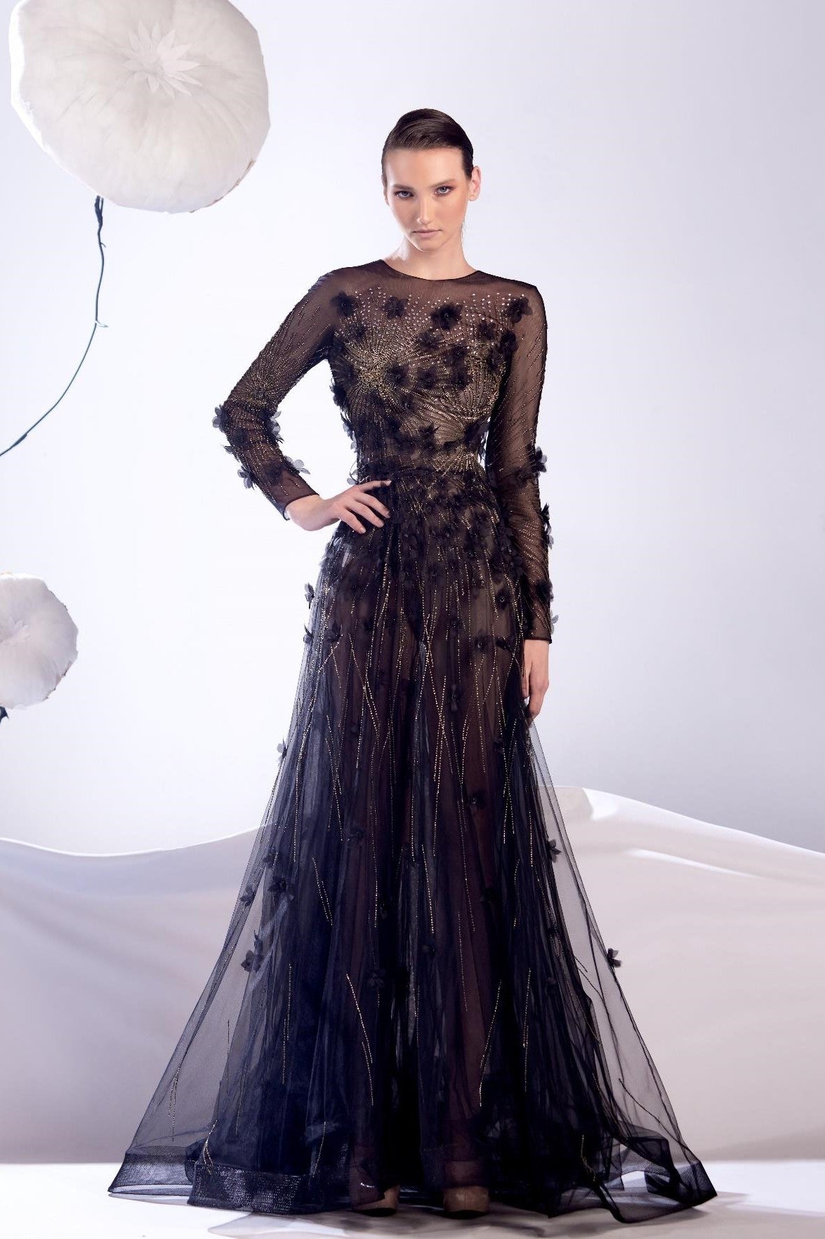 Organza and Tulle Gown