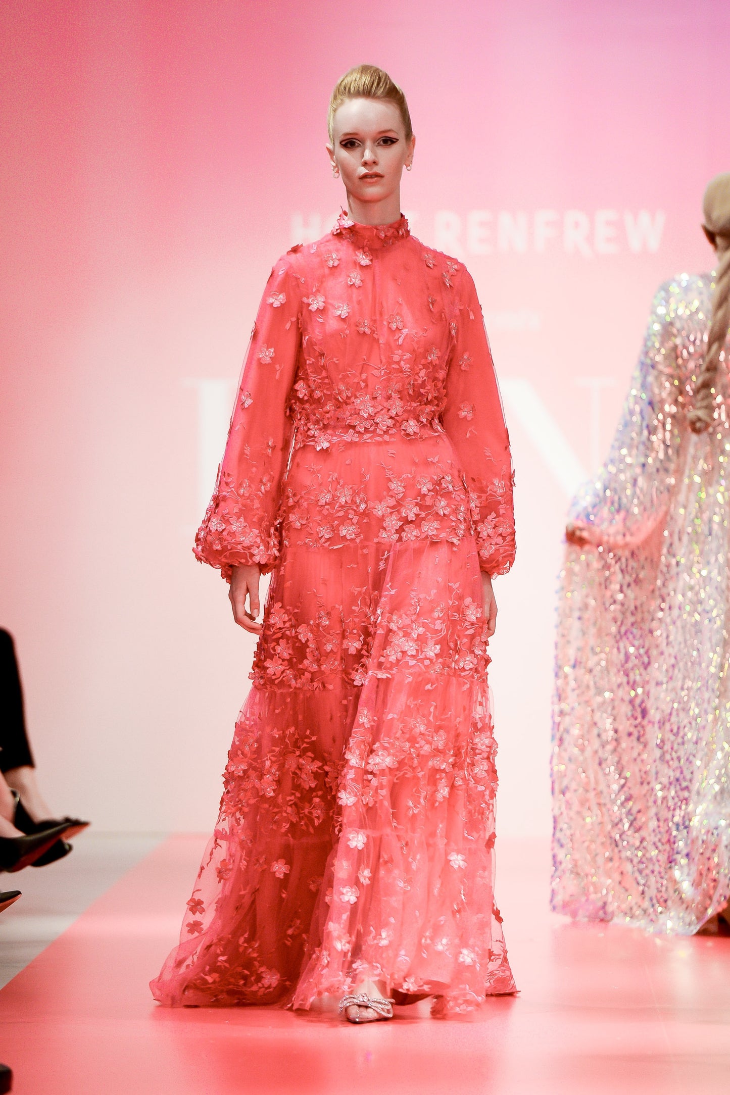 Emma Floral Beaded Gown