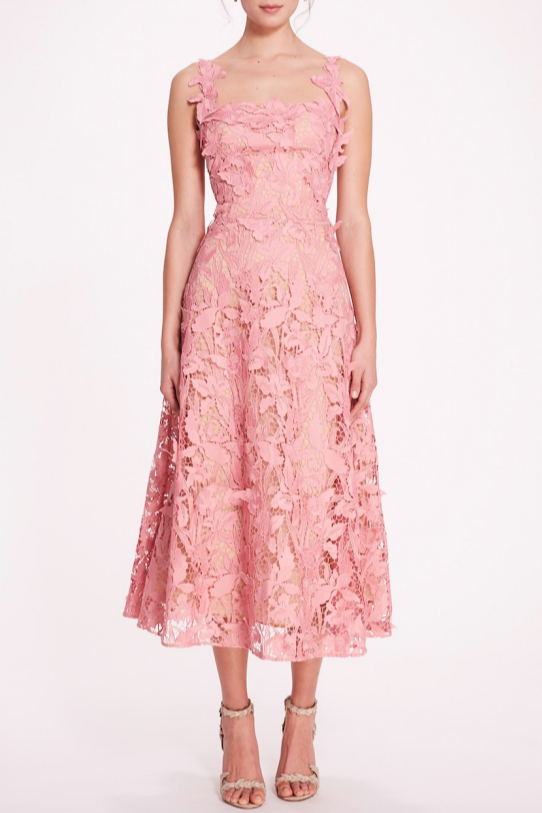 Square-Neck Sleeveless Dress