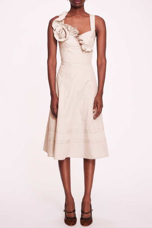 Sleeveless Ruffle Midi Sundress