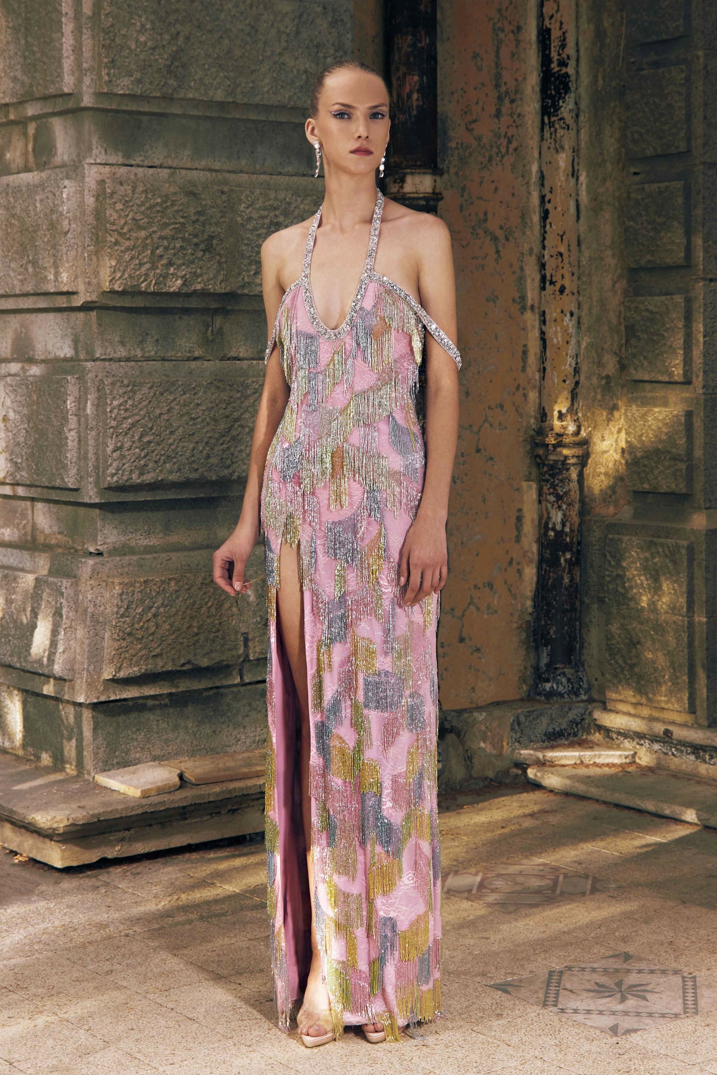 Charleston Embroidered Gown