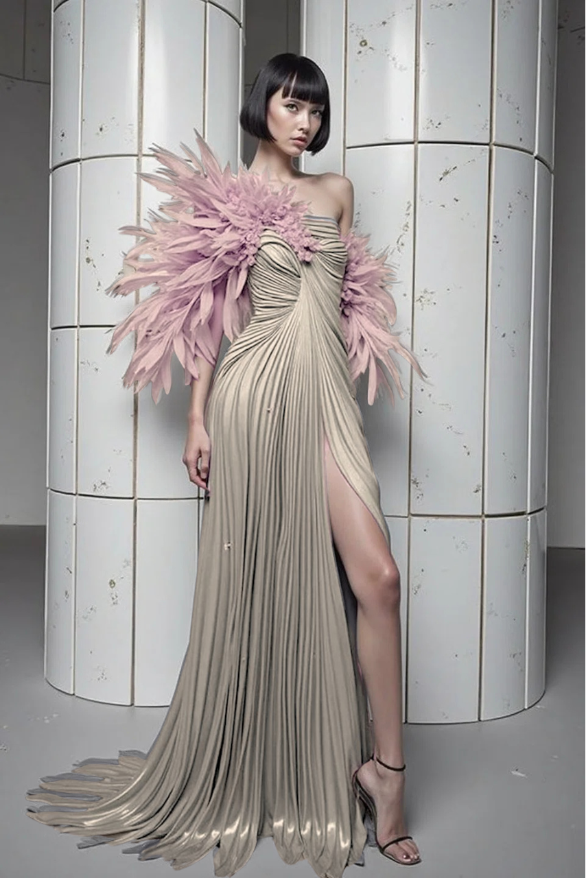 Oracular Feather Gown