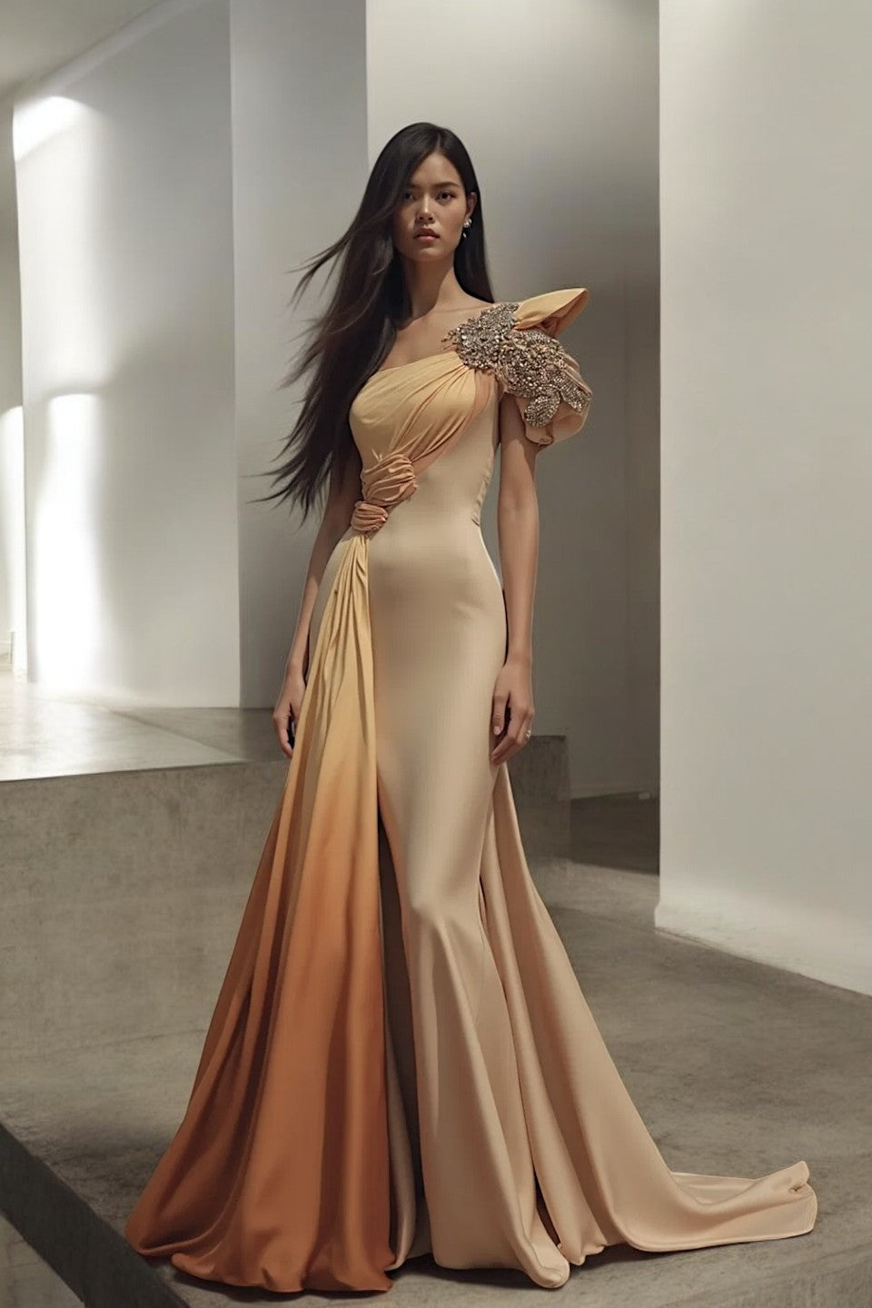 Mercury Ombre Gown