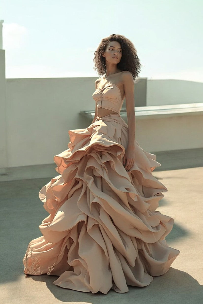 Two Piece Top and Skirt