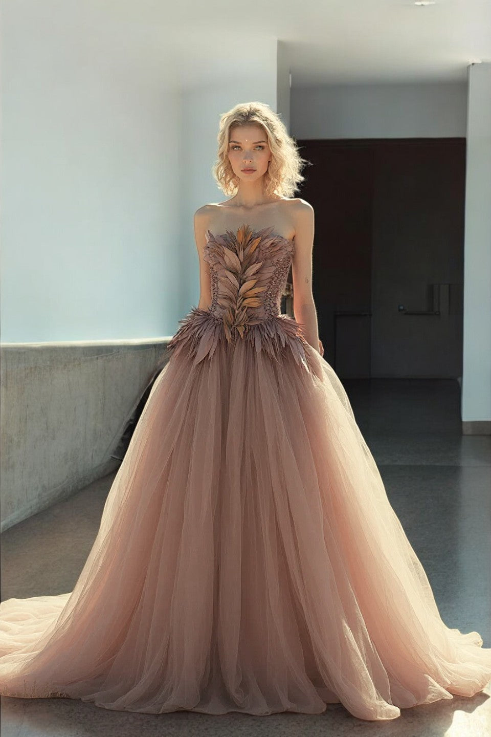 Alam Strapless Gown