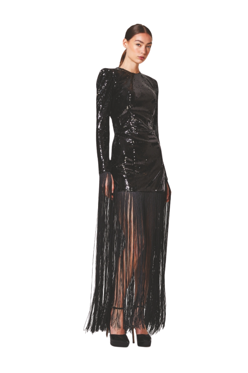 Genevieve Fringe Gown