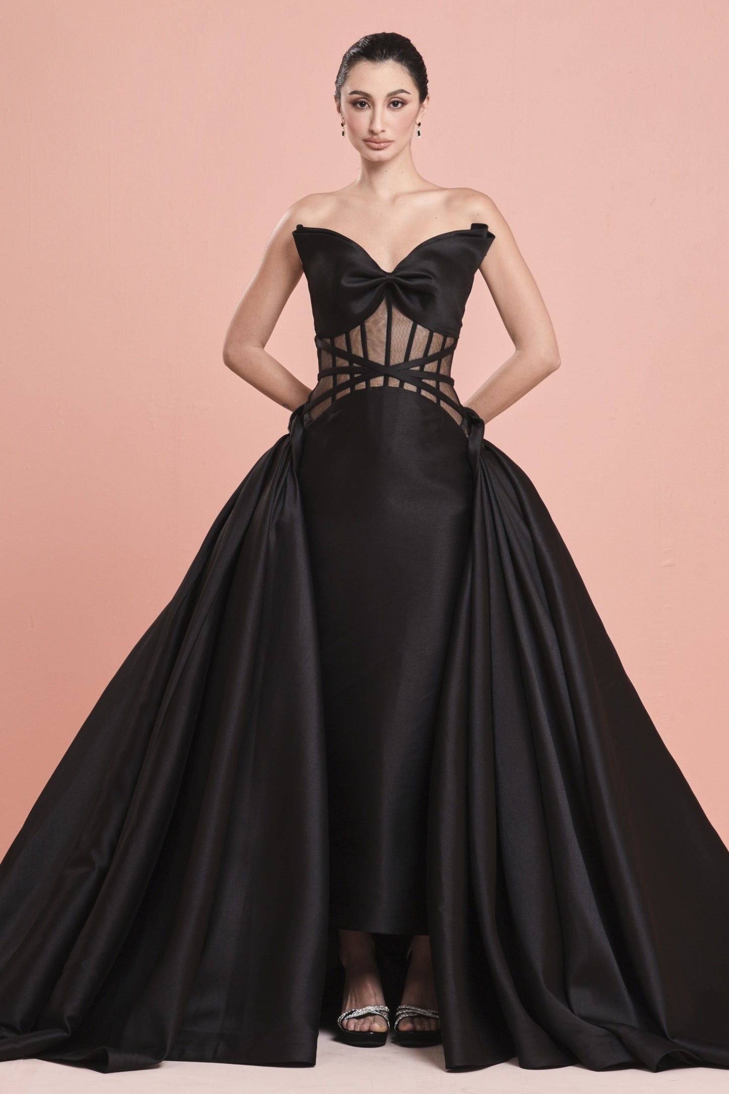 Silk Gazar Ball Gown