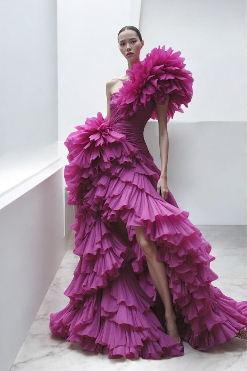 Lauralei Magenta Gown