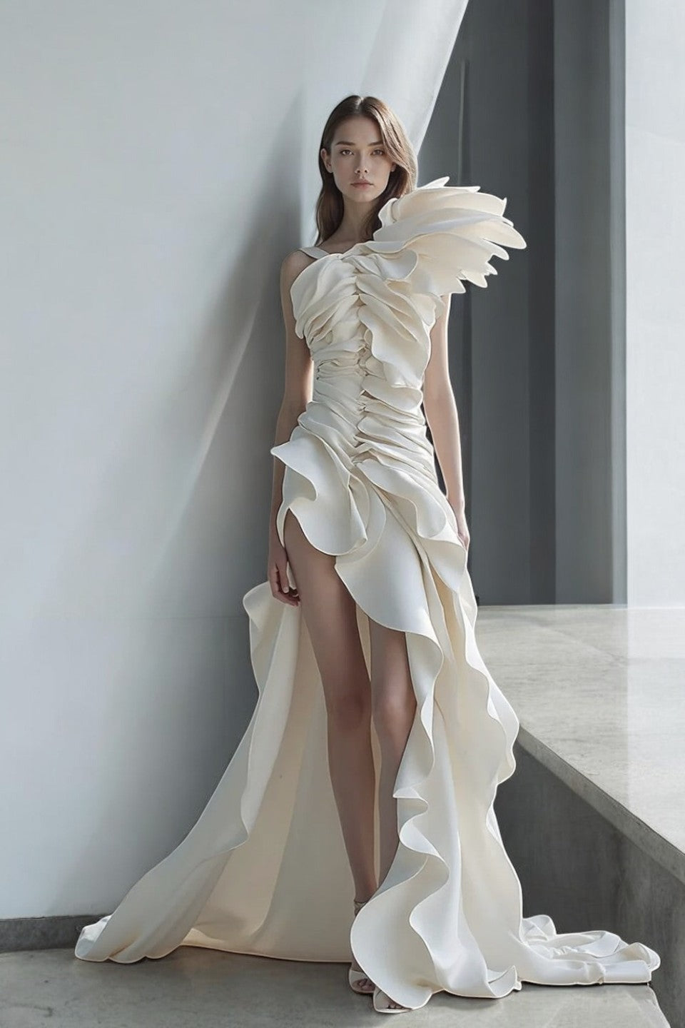 Ocenthia Ruffled Dress