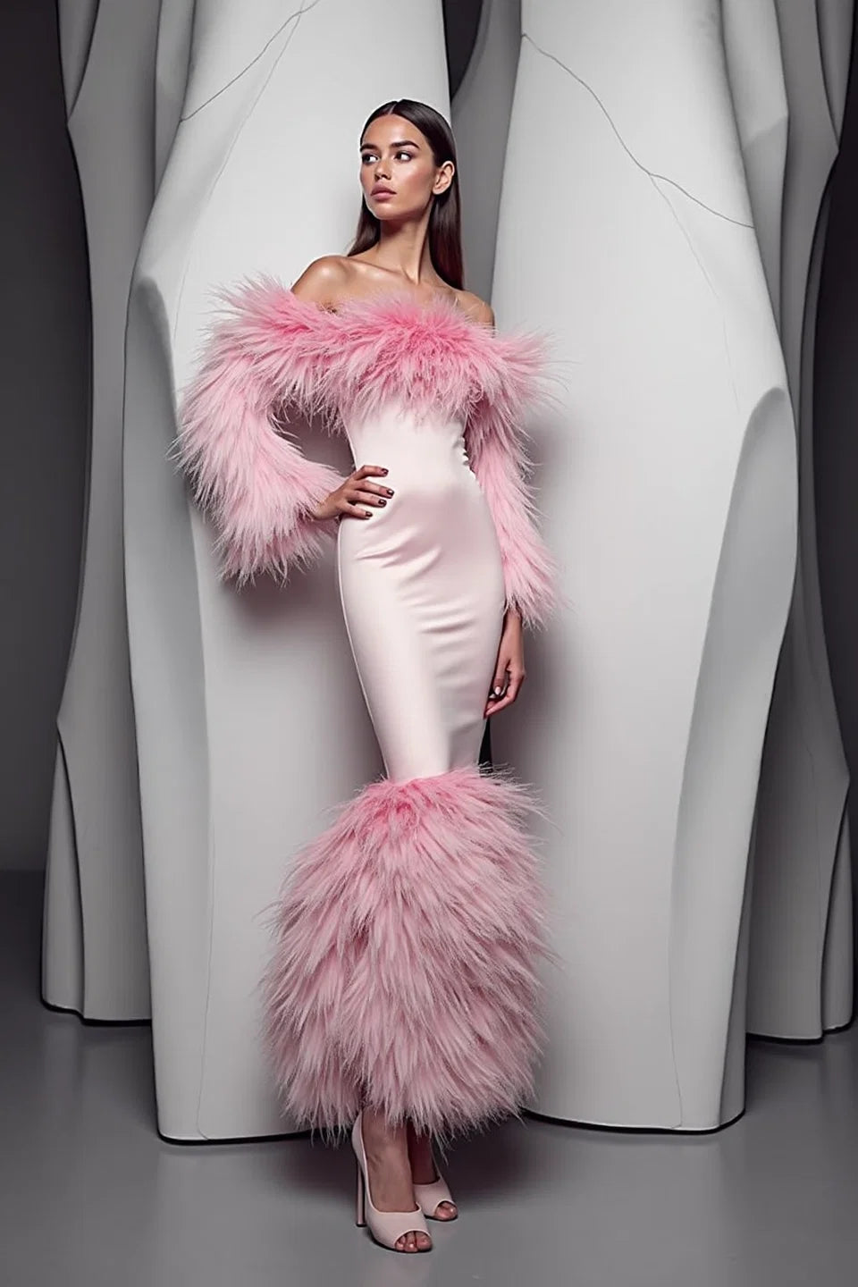 Sukida Feather Dress