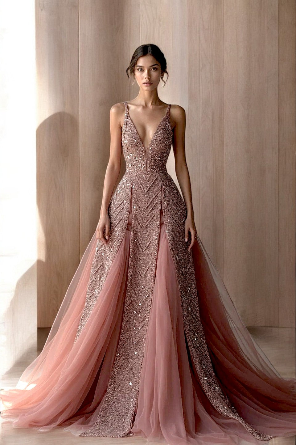 A-Line Embellished Gown