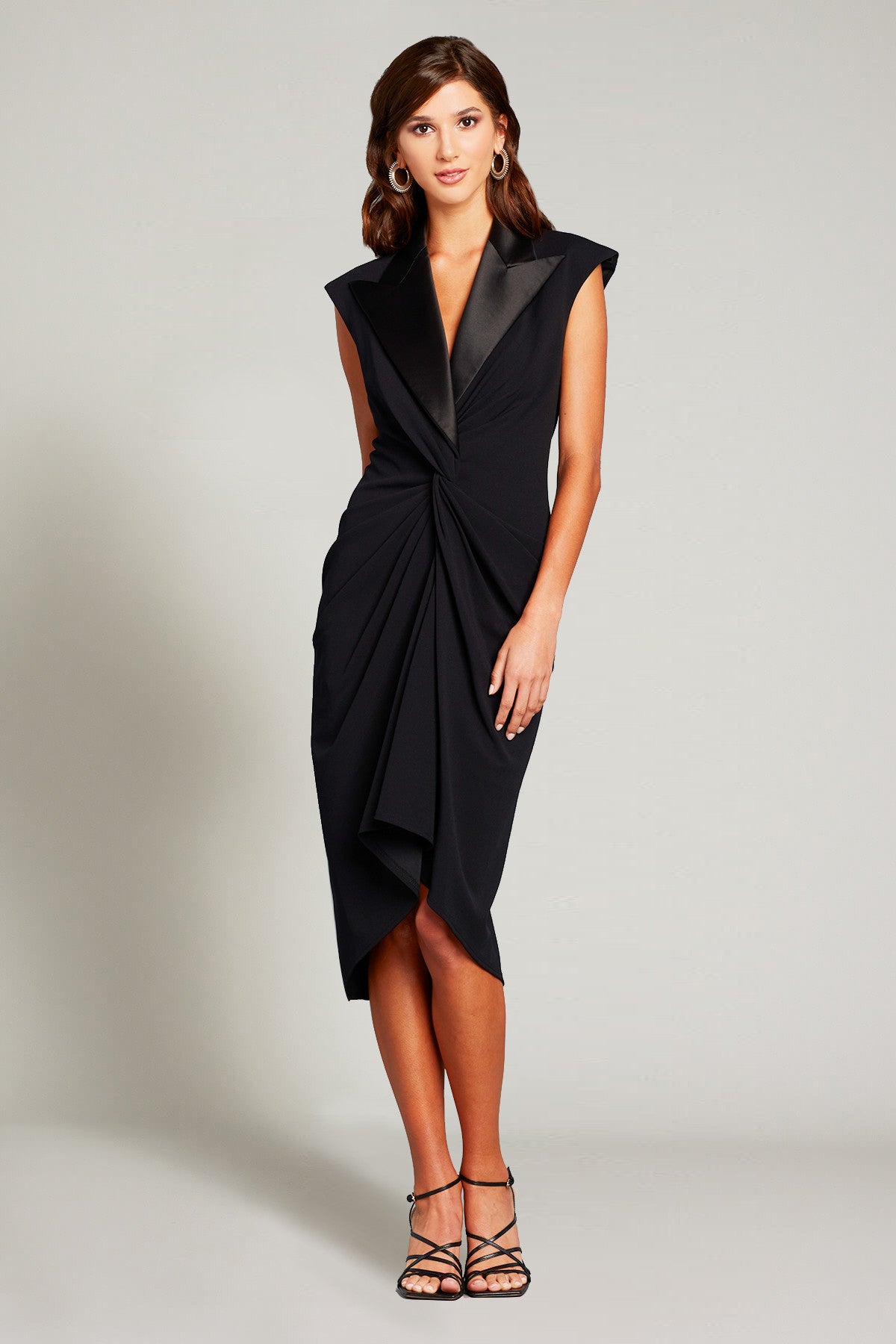 Atike V-Neck Midi Dress