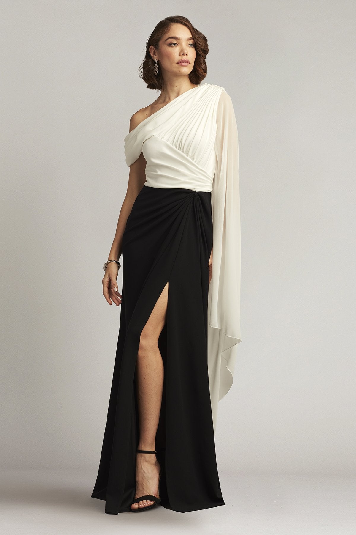 Kellum Cape Sleeve Gown