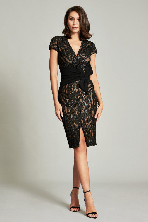 Hitomi Embroidered Tulle Dress