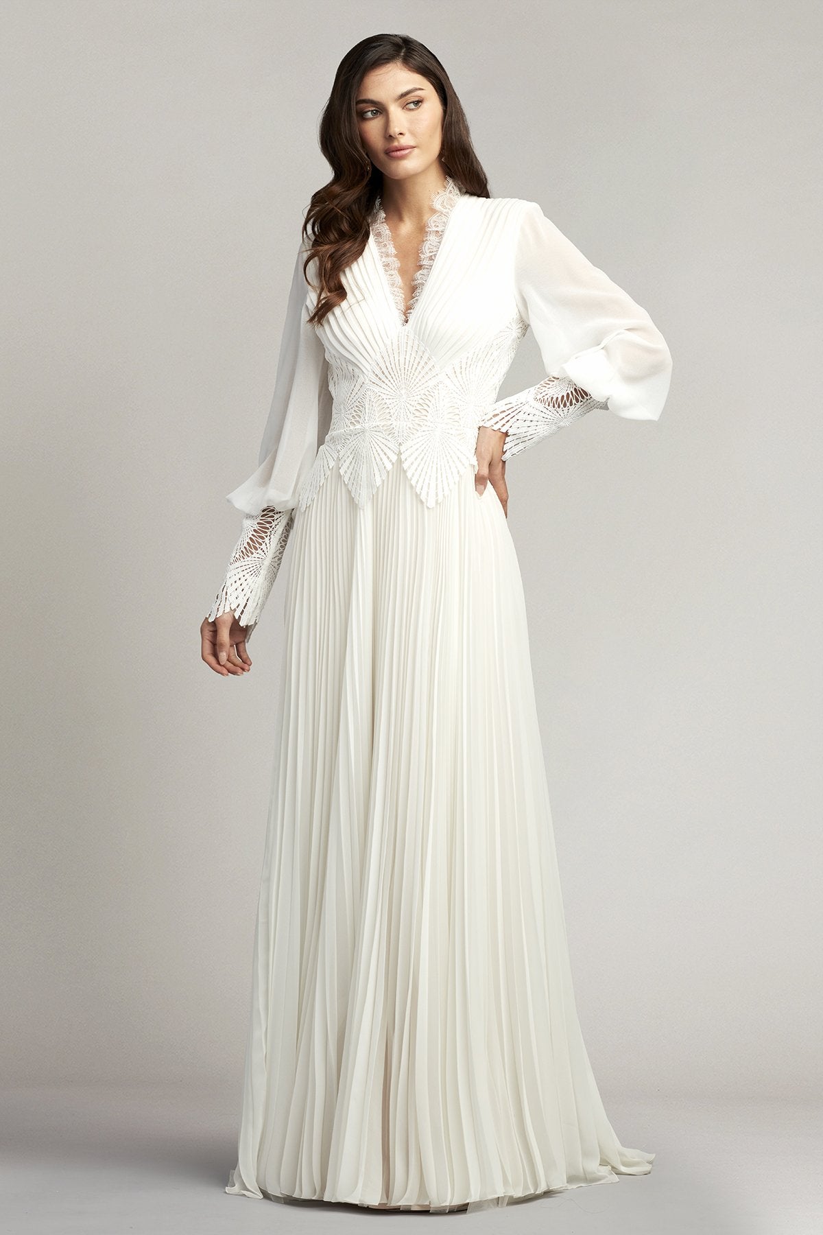 Yates Chiffon and Lace Gown