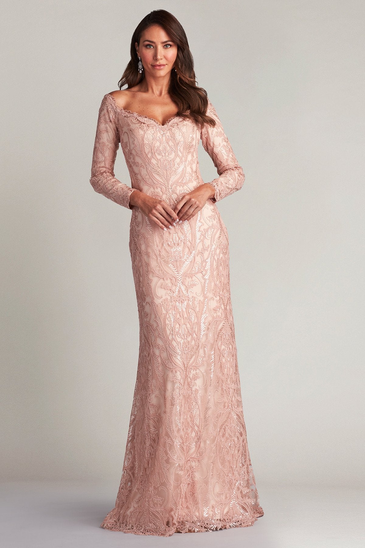 Loxley Sequin Embroidered Tulle Gown