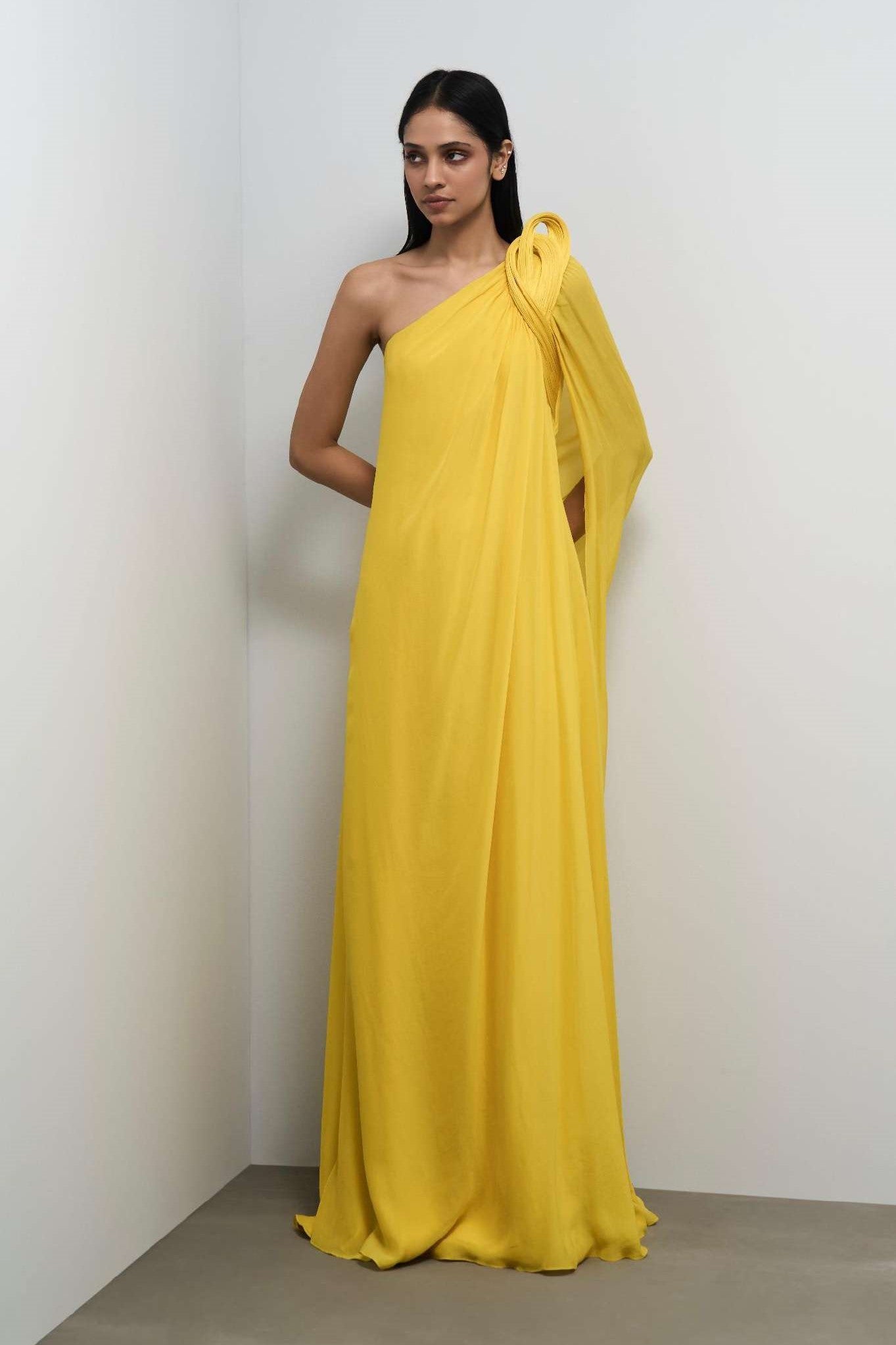 Solaris One Shoulder Gown