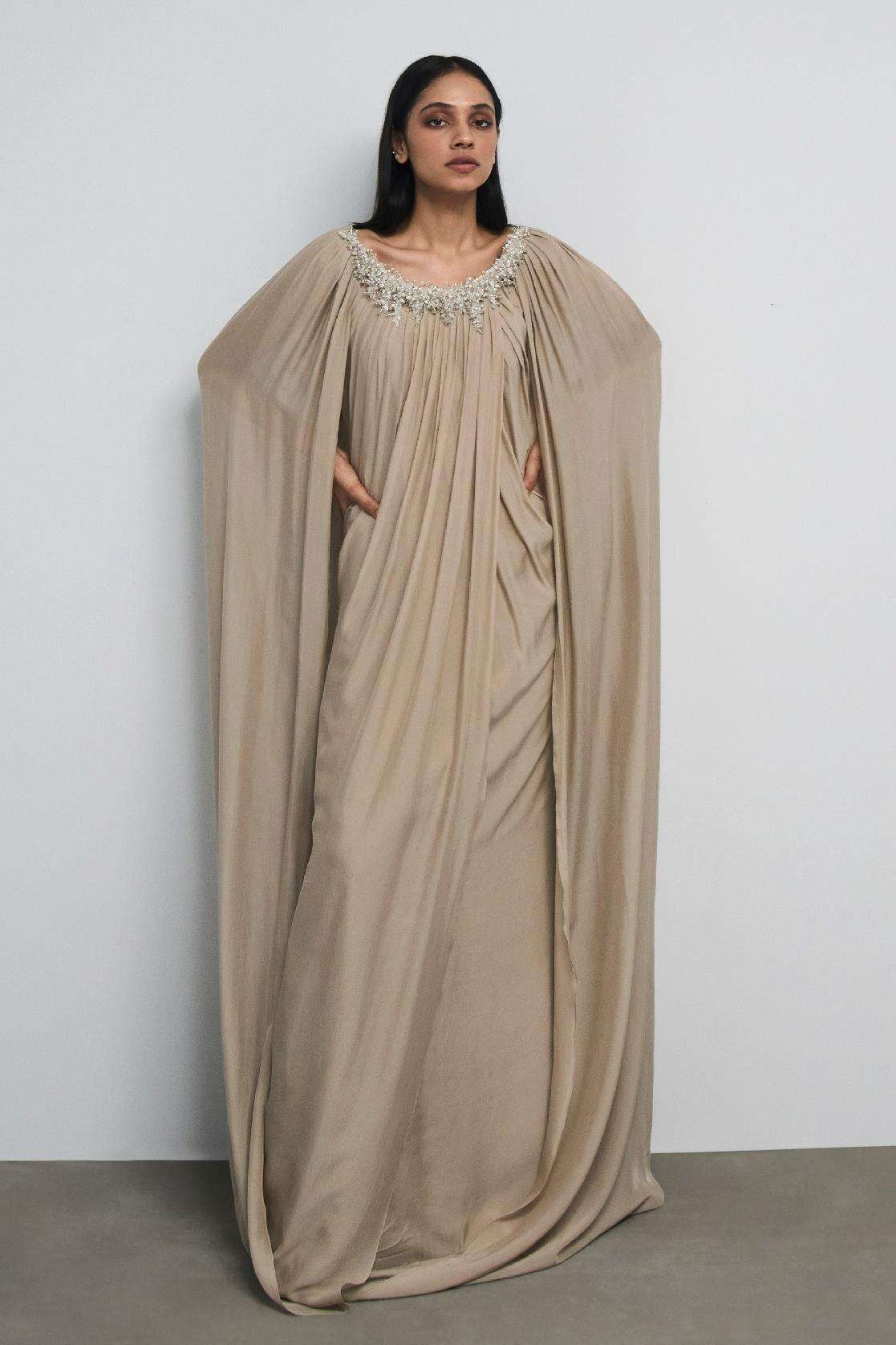 Seraphic Draped Gown