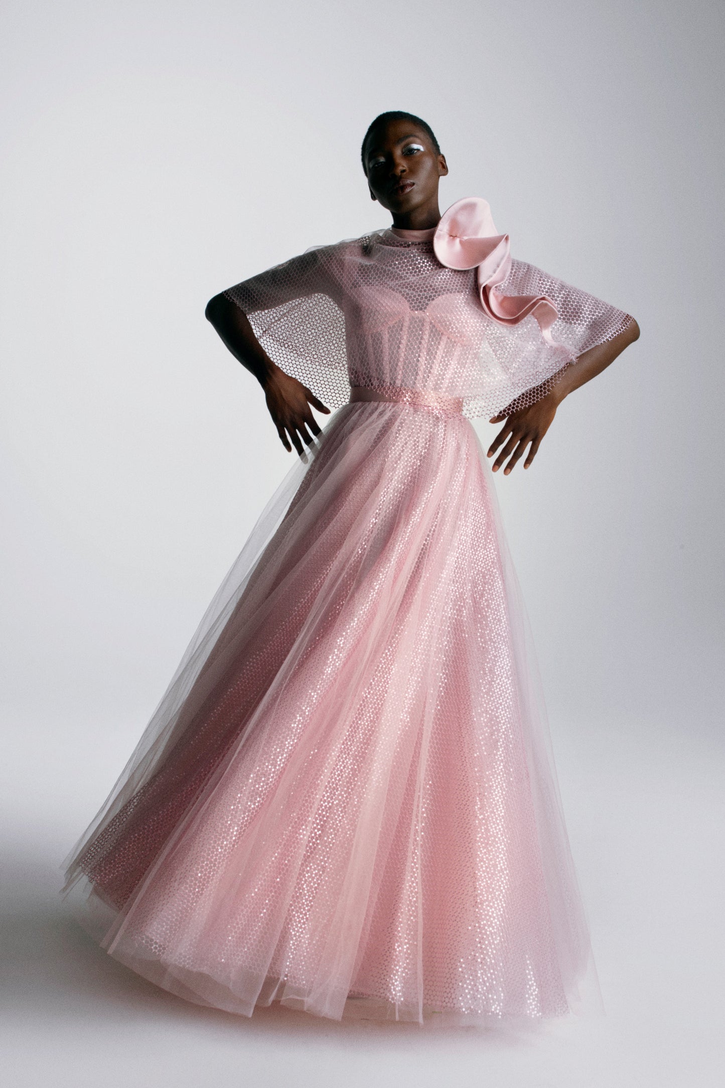 Paillette and Tulle Gown