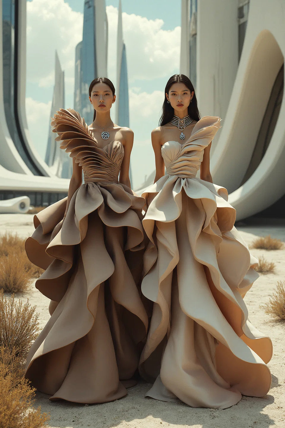 Dricarro Sculpt Gown