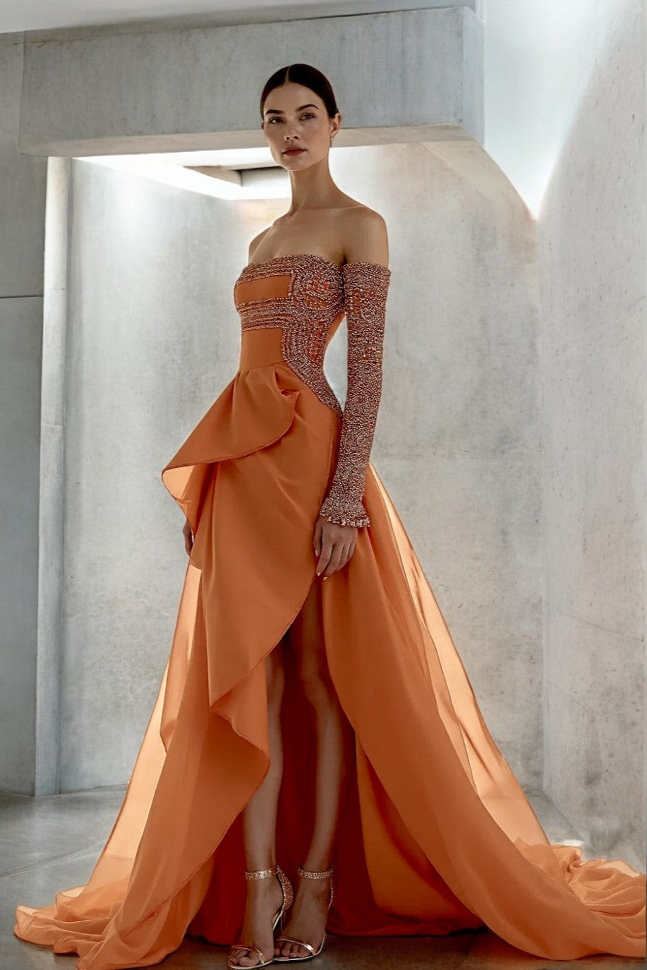 Strapless Natty Gown