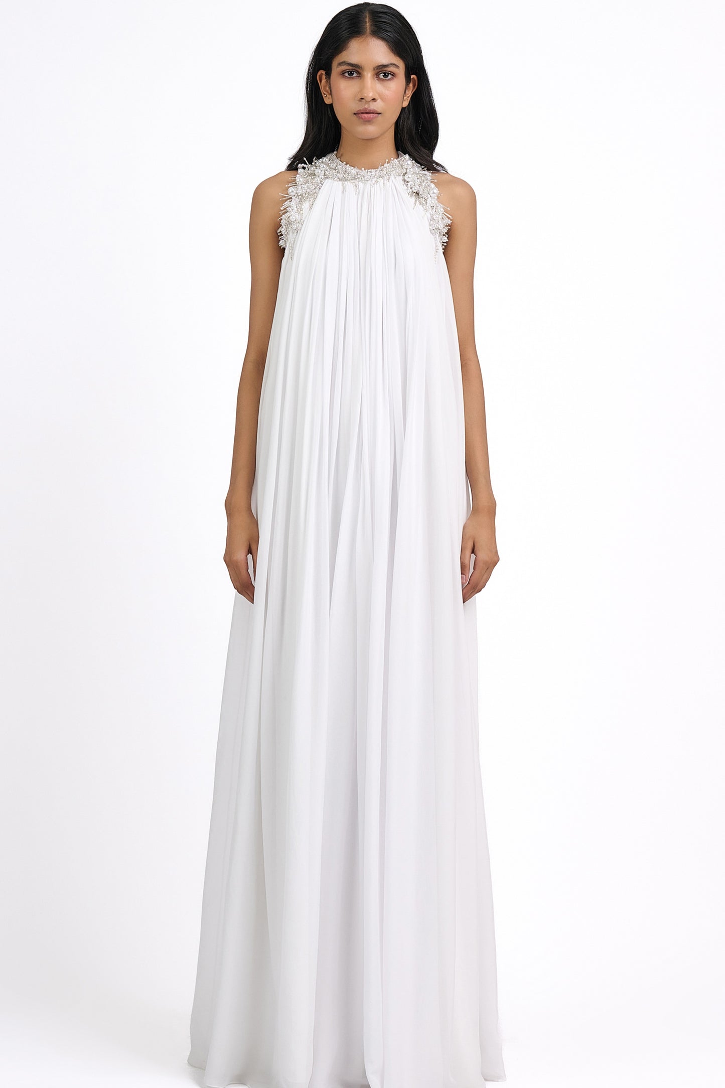 Pearl Waterfall Gown