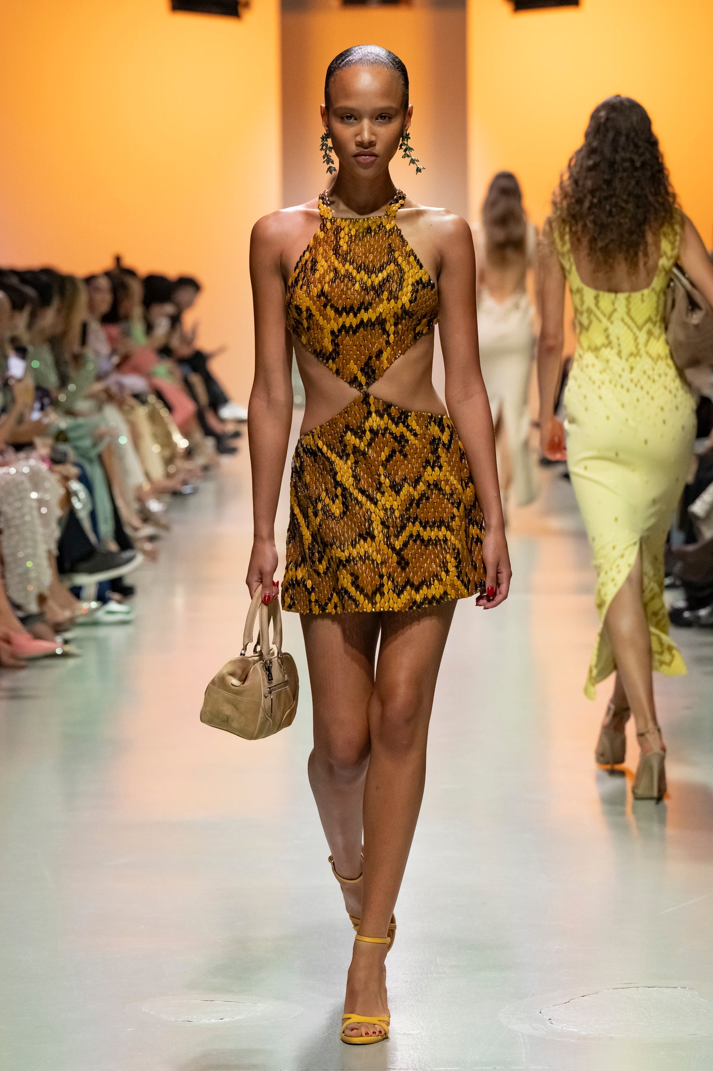 Geometric Tulle Dress